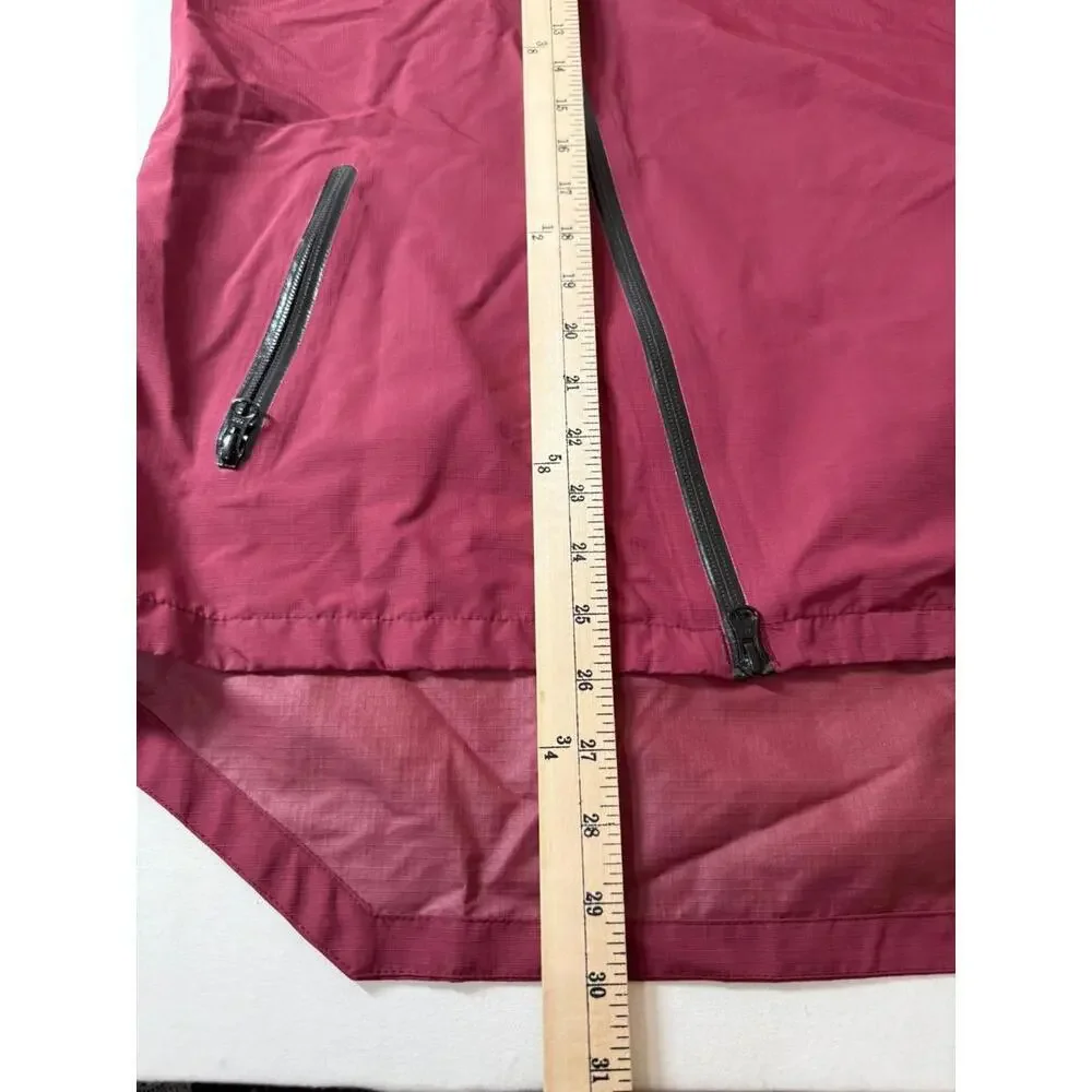 Kith Furman "Central Park" Anorak Waterproof Hooded Jacket Maroon Medium - Picture 6 of 6